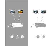 i-tec USB-C Dual Display Dock 1x DP 1x HDMI PD 100W+ zasilacz 100W - 708314 - zdjęcie 4